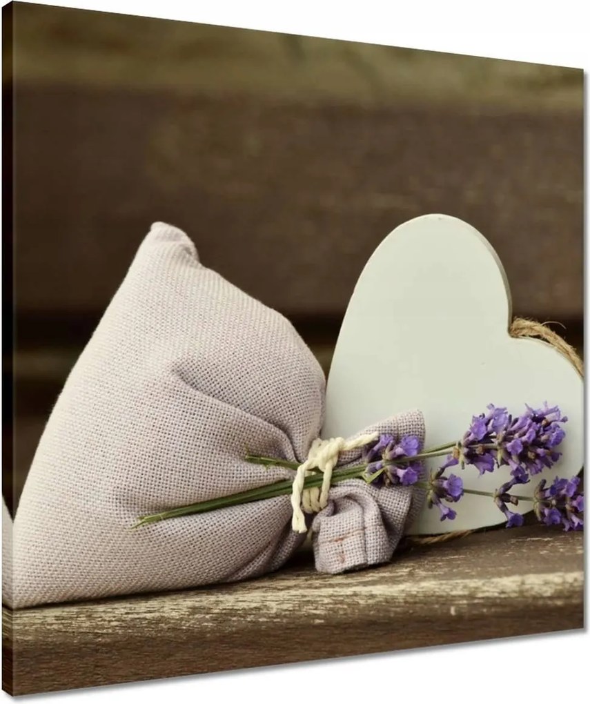 Vászonkép 50x50 Tasak Illatos levendula