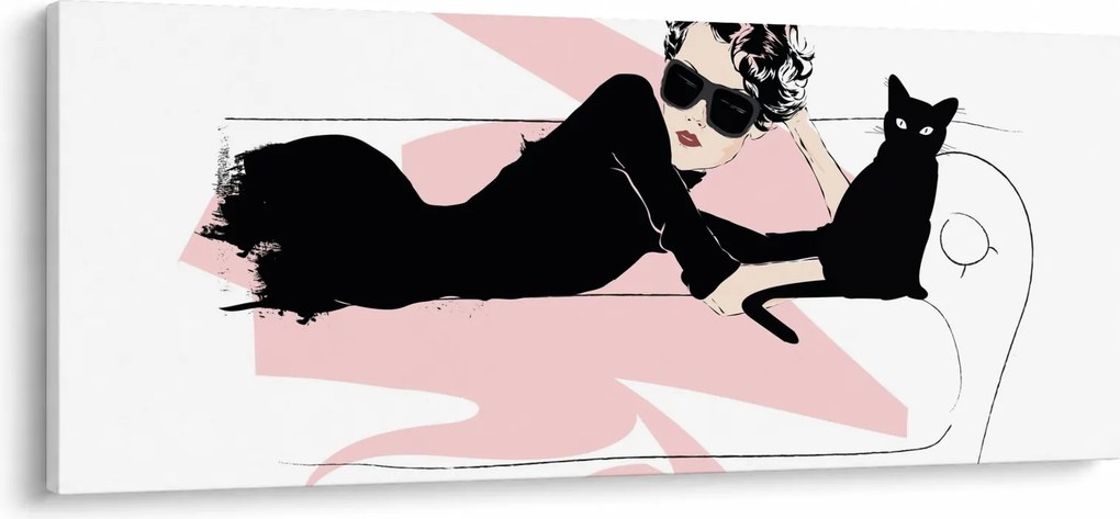 Kép - Fashion lady (120x50 cm)