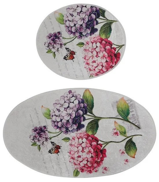 Fürdőszobai kilépő szett 2 db-os 60x100 cm Ortanca – Foutastic