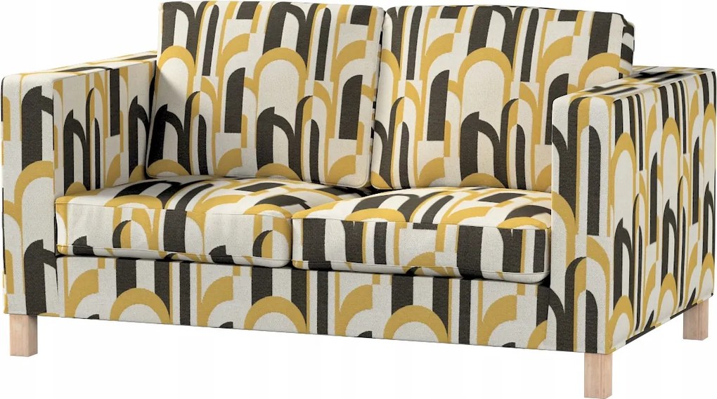 Karlanda 2 személyes kinyitható kanapé huzat Ikea narancssárga