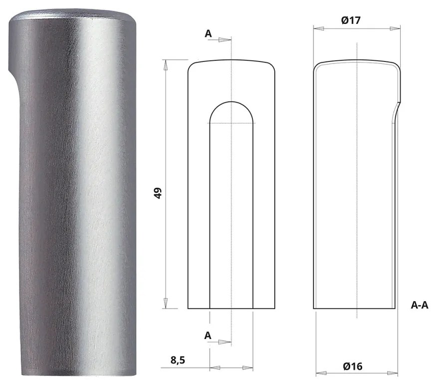 Otlav pánttakaró 3D 16 Alu (F1) ALU