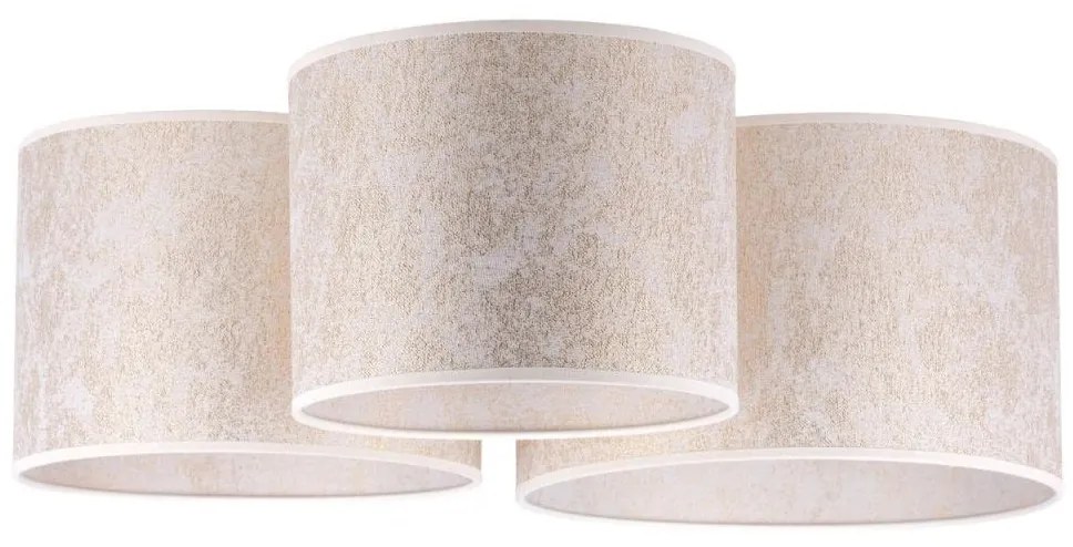 Duolla - Mennyezeti lámpa ROLLER TRIO 3xE27/60W/230V fehér/arany