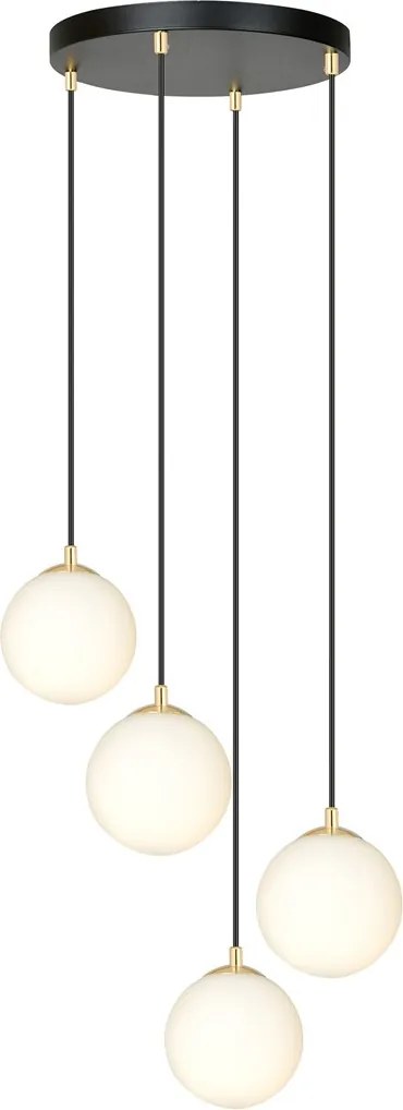 Emibig modern függeszték royal fehér fekete arany emi1243/4