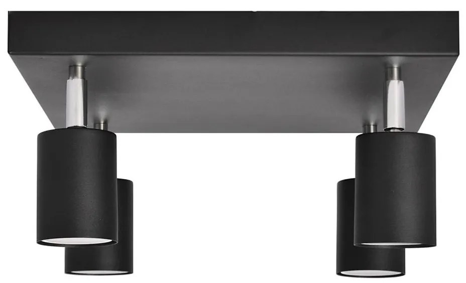 LED Spotlámpa TUNE 4xGU10/4,8W/230V fekete