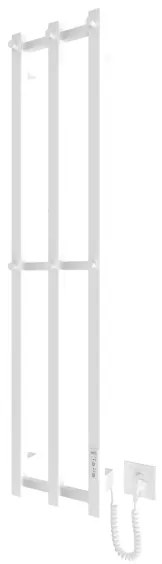 Fürdőszoba radiátor HF SLIM 110W/230V 117x25 cm fehér szögletes