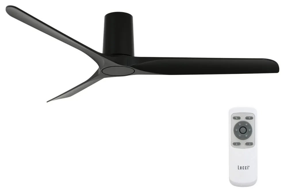 Lucci air Lucci air 21610149 - Mennyezeti ventilátor LONDO fekete + távirányító FAN00267