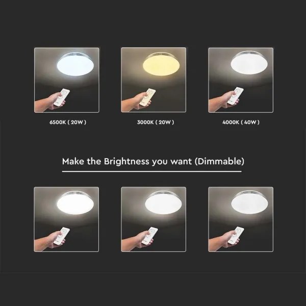 LED állítható mennyezeti lámpa LED/40W/230V 3000K/4000K/6500K + DO