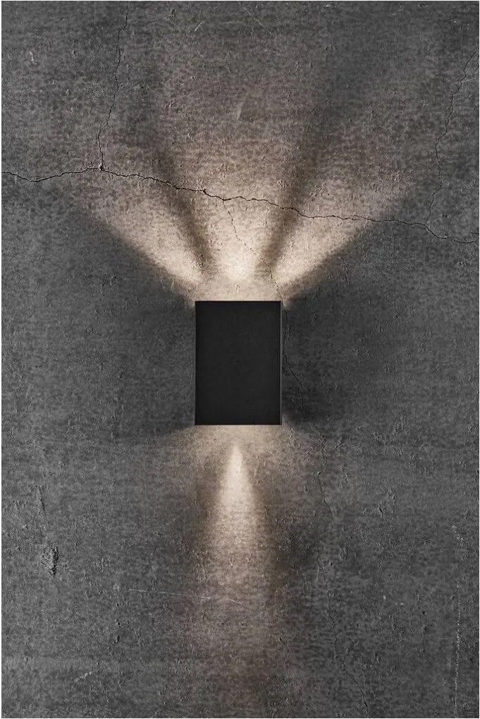 NORDLUX 2019041003 FOLD Modern Kültéri Fali Lámpa Fekete LED IP54
