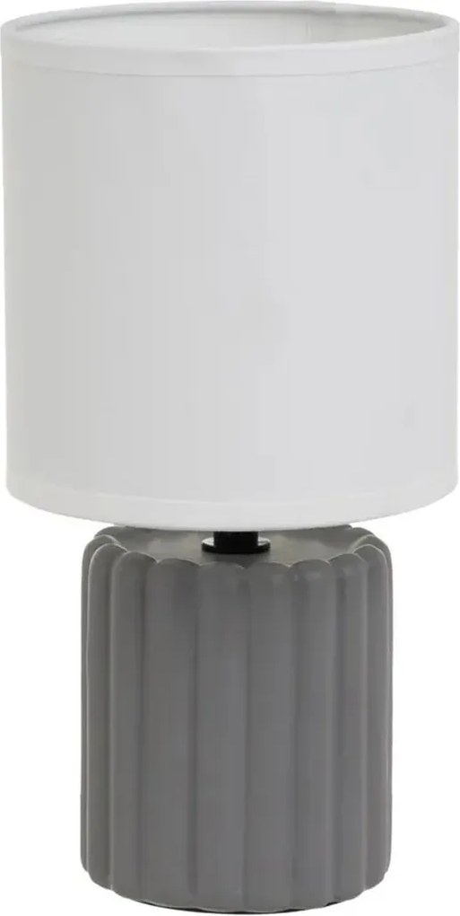 Asztali Lámpa Éjjeli Lámpa 24 CM Szürke Klasszikus Alacsony Asztalra