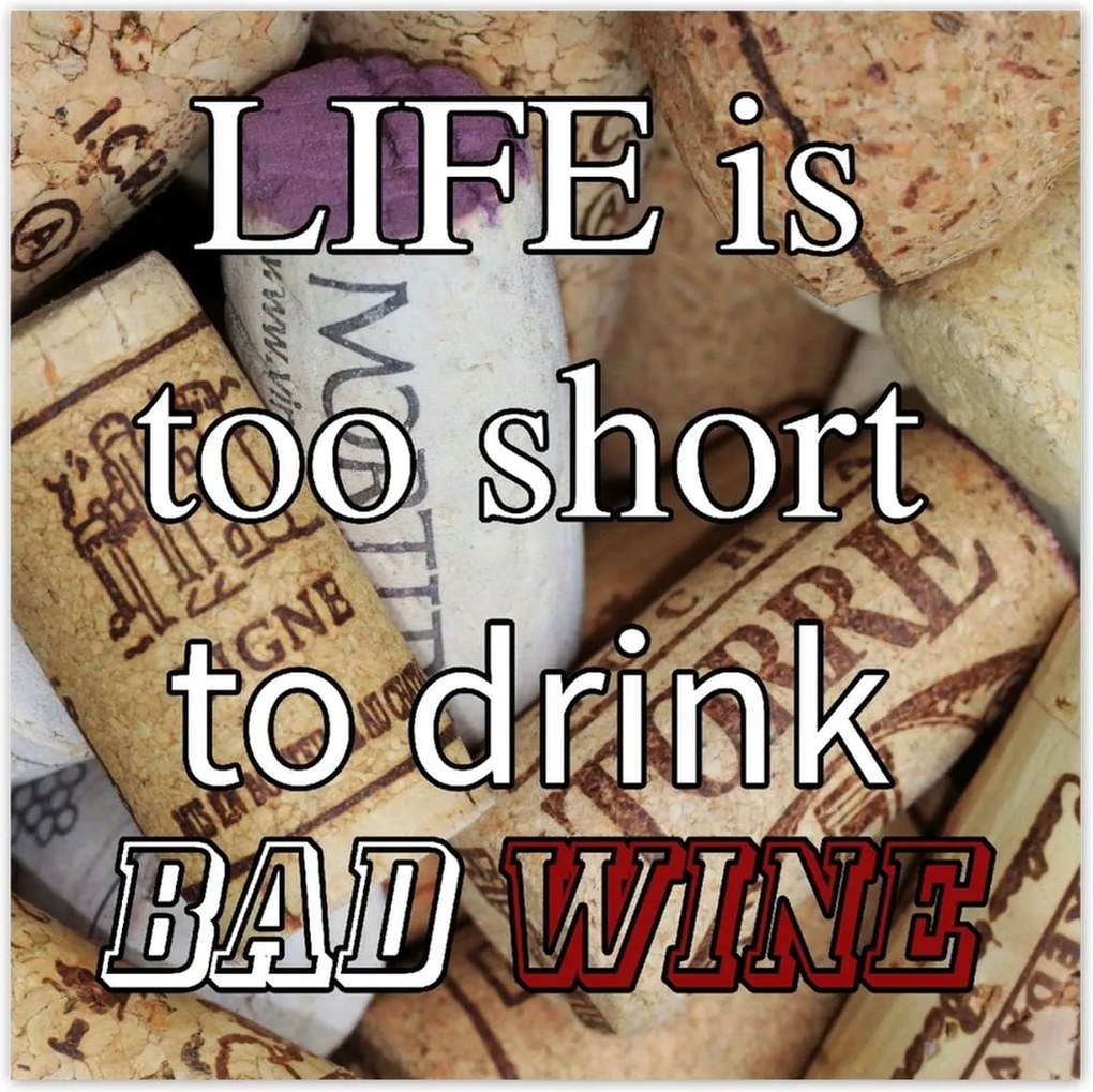 Poszterek 140x140 Life is too short