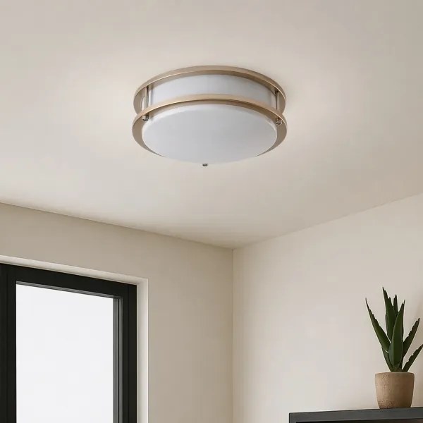 Brilagi - ELARO mennyezeti lámpa 2xE27/40W/230V, átmérő 26 cm, arany