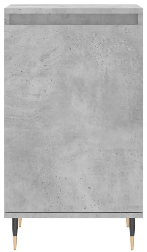 2 db betonszürke szerelt fa tálalószekrény 40 x 35 x 70 cm