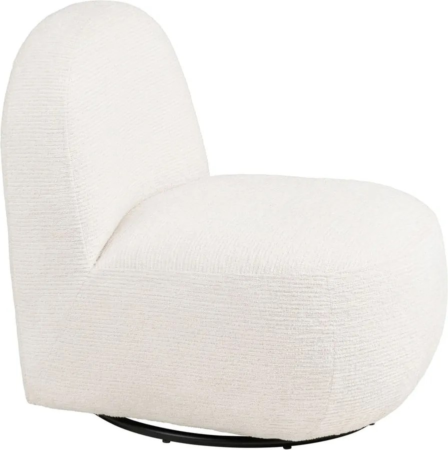 Krémszínű forgó fotel Milo – House Nordic