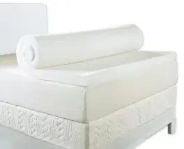 Ortho-Sleepy Memory topper fedőmatrac, Silver, Aloe vagy Bamboo huzattal, 6cm magas, 120x200cm