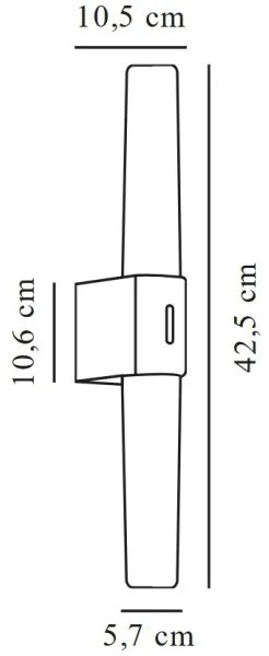 Nordlux - LED fürdőszobai tükörvilágítás HELVA LED/9W/230V IP44