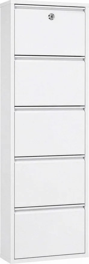 Fém cipősszekrény, fehér, 50 cm – TR307GLM1143