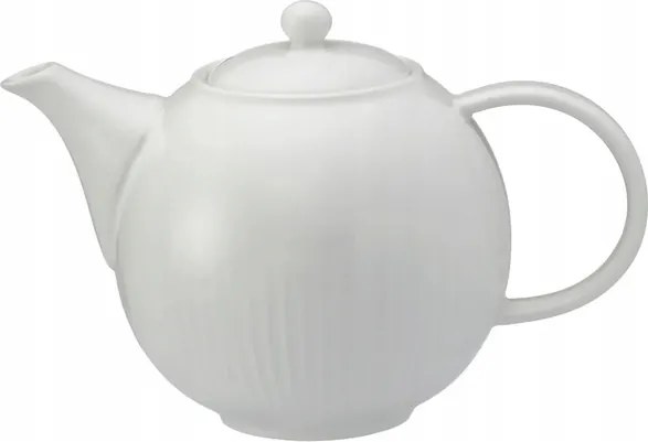 Porcelán teáskanna 950 ml fehér díszített kávé tea