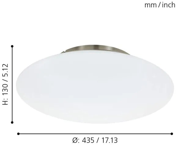 Eglo 97811 - FRATTINA-C LED RGB stropní svítidlo, stmívatelné, 27W, 230V
