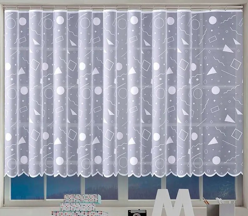 Mg Függöny 652/310 Fehér 300x140cm lengyel szalaggal