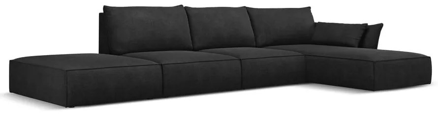 Sötétszürke sarokkanapé (jobb oldali) Vanda – Mazzini Sofas