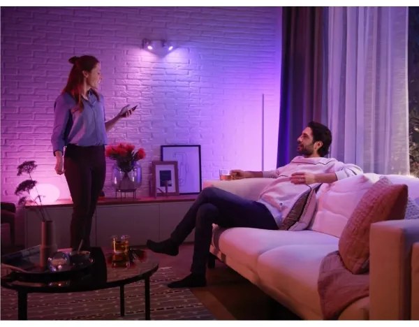2x Philips Hue WACA GU10 RGBW LED izzó, 4,2W, 2000-6500K, dimmelhető