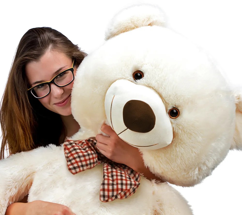 BENY nagy plüssmedve, 100cm, krém Monzana