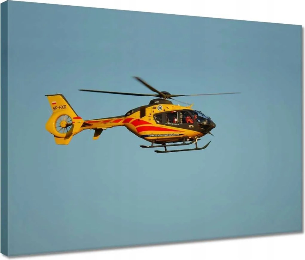 Vászonkép 40x30 Helikopter EC135 Lpr