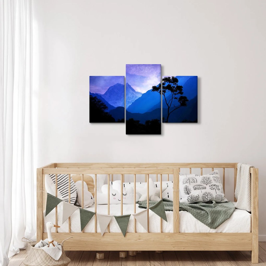 Kép - Éjszakai ég Nepálban (90x60 cm)