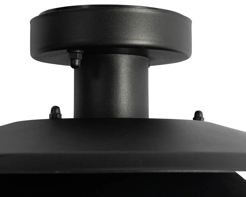 Design kültéri mennyezeti lámpa fekete IP44 - Morty