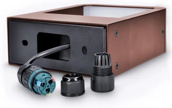 Brilagi - LED kültéri lámpatest BARI LED/7W/230V 3000/4000/6000K barna IP54