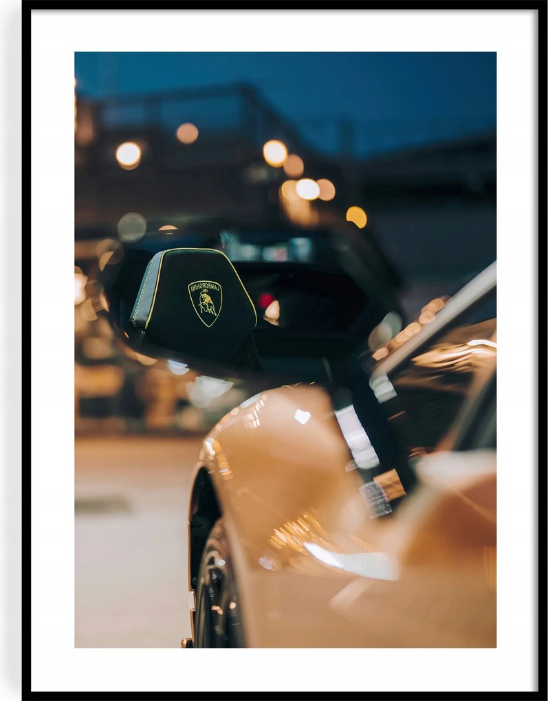 Poszter 50x70 Lamborghini Huracan, Sportautó, Ikonikus autó