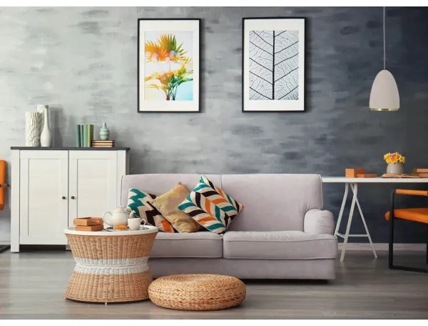 Klausen 111040 - Csillár zsinóron CONCRETE 1xGU10/5W/230V szürke/arany