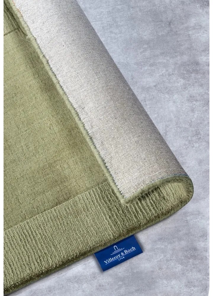 Zöld kézi szövésű gyapjú szőnyeg 190x280 cm Charlotte – Villeroy&amp;Boch