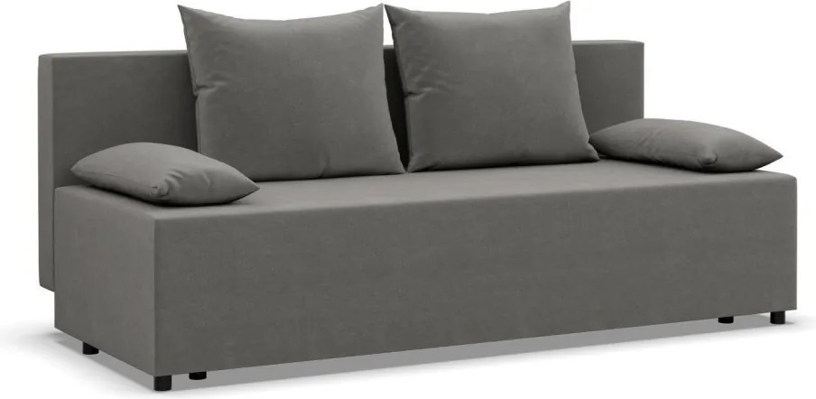 Nobu kanapé, bársony, világosszürke