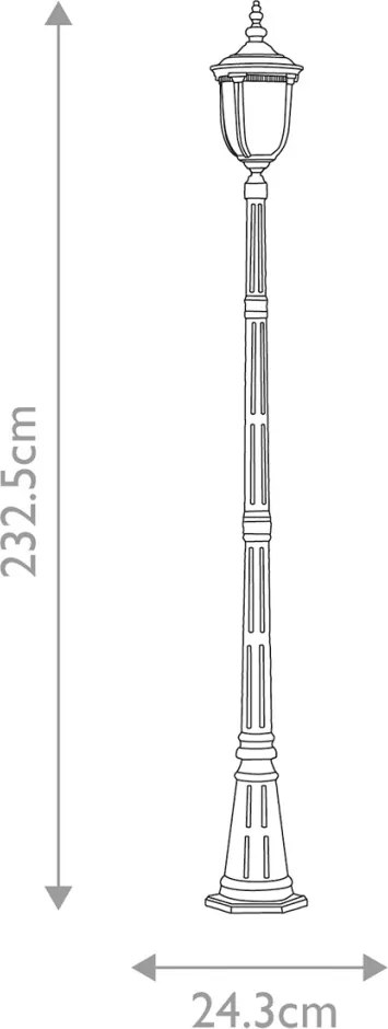 ELSTEAD CL5-M CHICAGO Kandeláber Barna E27 IP44