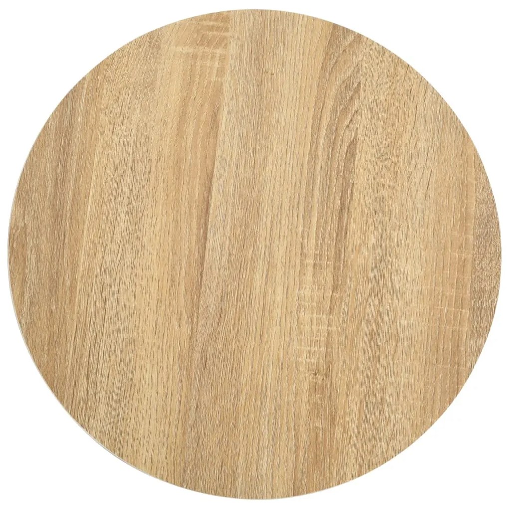 Világosbarna MDF bisztróasztal 40 cm