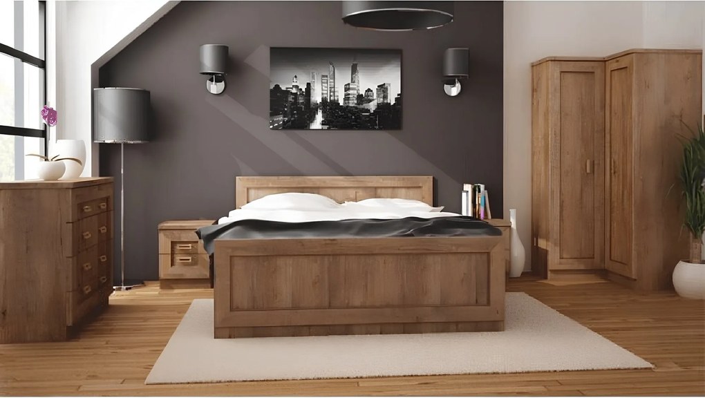 Éjjeliszekrény, tölgyfa, TEDY TYP T16