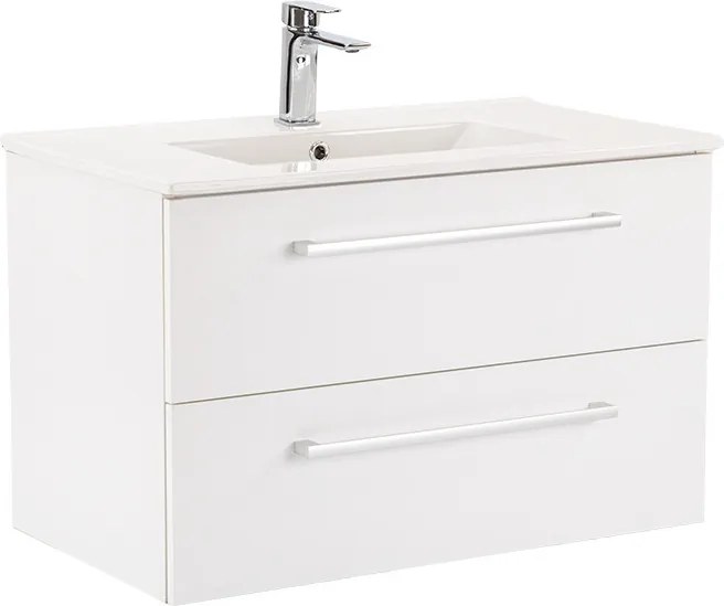 Vario Clam 80 Fürdőszoba alsó szekrény mosdóval
