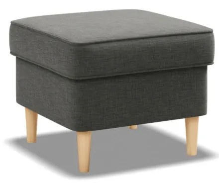 Uszak lábtartó, fonott, fekete