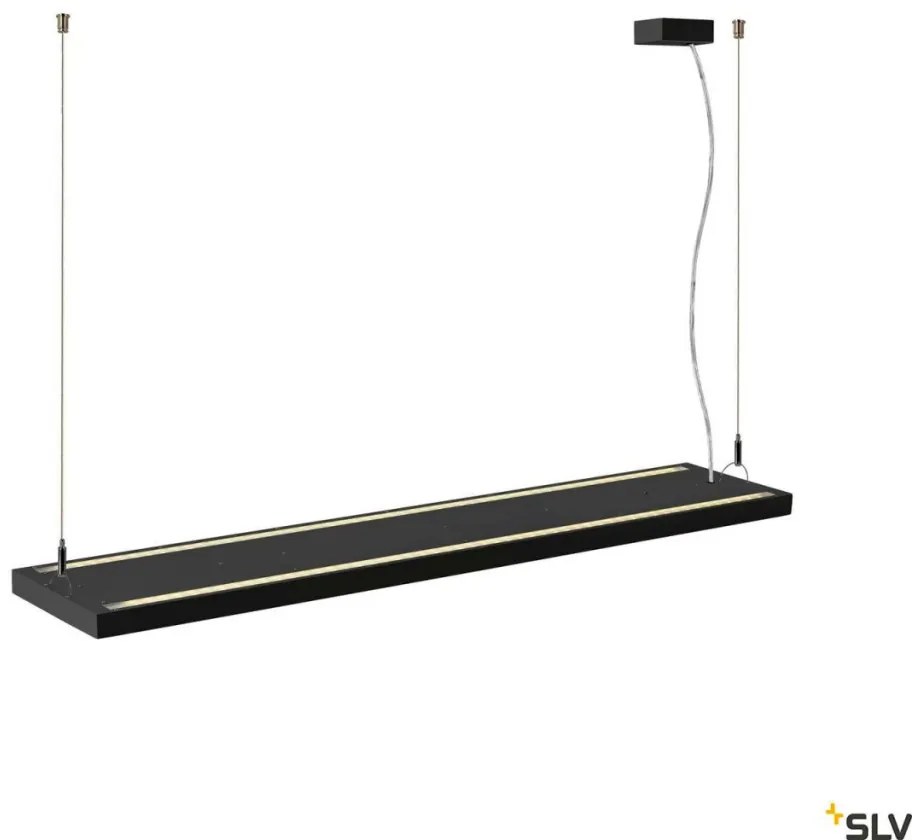 SLV 1007468 WORKLIGHT Modern Led Függesztett Lámpa Fekete LED IP20