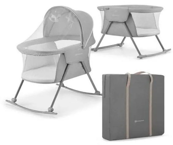 KINDERKRAFT - 3 az 1-ben LOVI gyerekágy, szürke