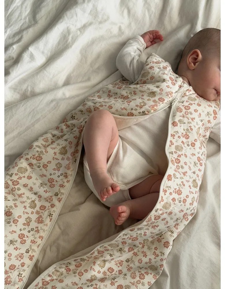 Bézs bio pamut babahálózsák 40x77 cm Augusta – Cam Cam Copenhagen