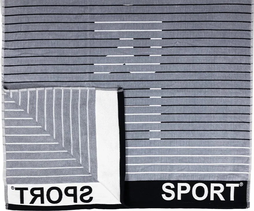 SPORT Strandtörölköző szürke 165x90cm