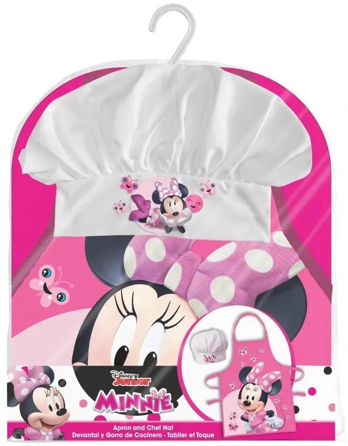 Disney Minnie Sparkling Eyes gyerek kötény 2 darabos szett