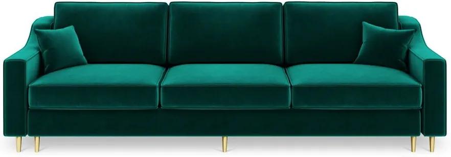Marigold zöld háromszemélyes kinyitható kanapé - Mazzini Sofas