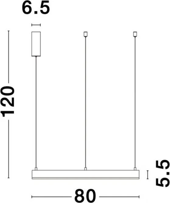 NOVALUCE 9190848 Modern Led Függesztett Lámpa LED IP20