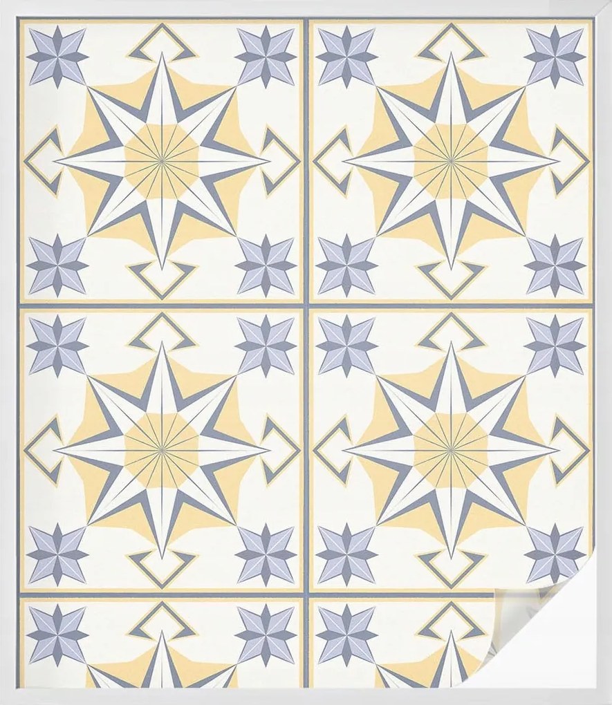 Szélvédőfólia Ablak Adatvédelem Geometrikus csillagok 100x116 cm