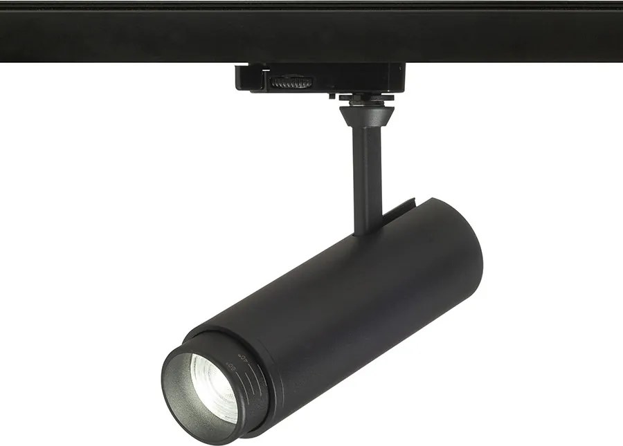 RENDL FOCUS 12 DIMM háromáramkörös sínre fekete 230V LED 12W 10 60° 3000K 4000K 5000K