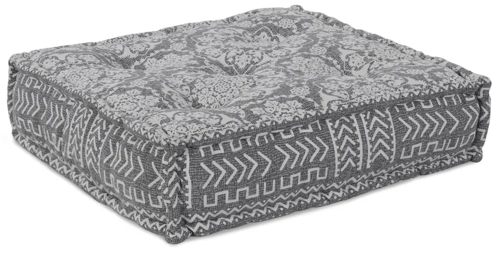 Modularis Pouf Szürke 70x70x54 Textil