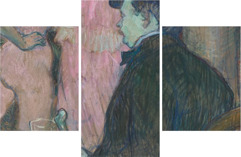 Kép - Henri de Toulouse-Lautrec, Maxime Dethomas, reprodukciók (90x60 cm)